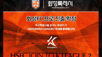 화성FC, 창단 12년 만에 K리그2 진출… 14번째 구단