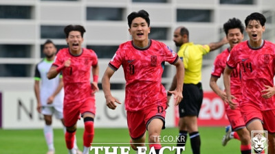 이창원 감독의 한국 U-20 축구대표팀, 아시안컵 첫 경기서 시리아에 2-1 승리