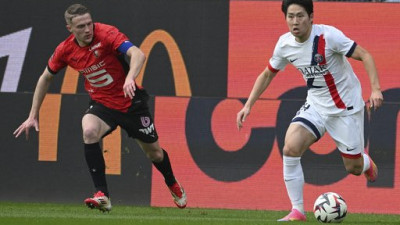 이강인, 선발출전 64분 활약… PSG, 렌에 4-1 대승