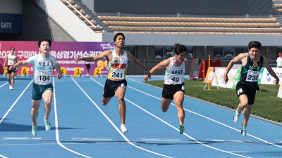 나마디 조엘진, 아시아선수권 선발전 남자부 100m 우승