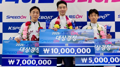 강자들 탈락 이변…올 첫 대상경정 조성인 우승