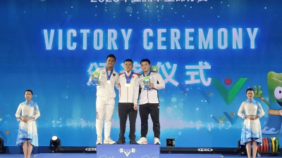 81kg급 손현호, 아시아역도선수권 인상 3위, 용상 1위, 합계 3위