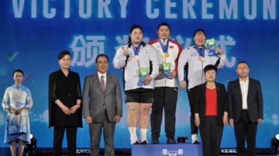 박혜정, 아시아역도선수권 여자 최중량급 2위…남자 황우만도 銀