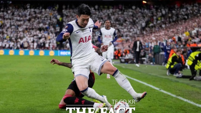 손흥민 드디어 UEL 우승, '15년 무관 한' 풀었다...토트넘 1-0 맨유