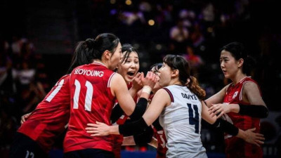 모랄레스호, 도미니카에 아쉬운 2-3 역전패…3연패로 VNL 2주 차 마무리