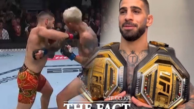[오앤이 길로틴] 타이틀 방어 or 웰터급 월장...UFC 토푸리아 앞에 놓인 선택(영상)
