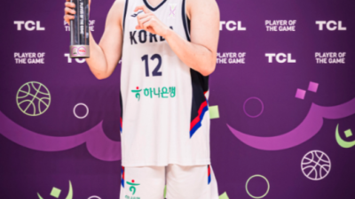 ‘야투 성공률 100%’ 문정현 쇼타임! 한국, 괌에 33점 차 대승···만리장성으로 넘으러 가자!
