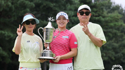 지난해 신인왕, 올해는 대상 넘보는 유현조, KB금융 스타챔피언십 2연패… 대상·상금 1위 올라
