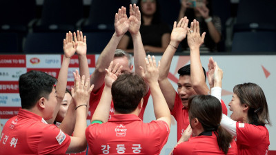 ‘디펜딩챔피언’ SK렌터카, 1패 후 파죽의 6연승… 단독 1위 질주로 3R 우승 ‘성큼’