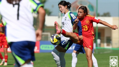 한국, U-17 여자 월드컵 스페인에 0-5 패배