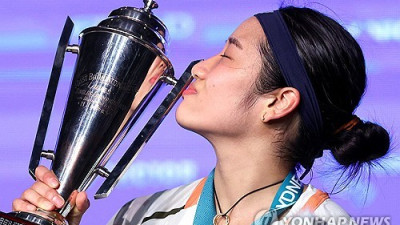 세계 1위 안세영 괴롭혀서 기뻐…0-2 져 놓고 '정신승리' 어이 없네→황당 발언 왜