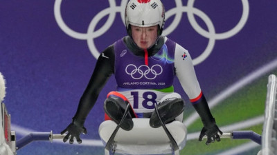 '루지' 정혜선, 첫 올림픽 24위로 마무리...최종 시기 진출 실패루지 여자 1인승 정혜