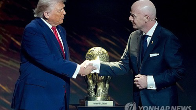 트럼프, 월드컵 불참 의사 밝힌 이란에 안전상 참가 부적절