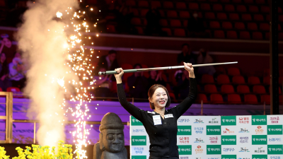 '월드챔피언십 3연패' 김가영 아직 부족…목표 향해 달릴 것