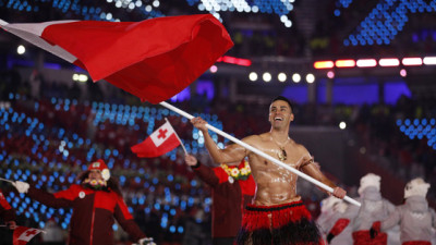 '통가 근육맨'이 한국에 전한 메시지 진정한 올림픽 정신요? 도전보단 사랑·화합