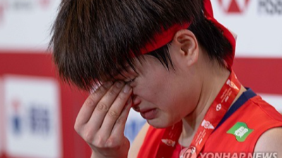 '패패패패패패패패패' 왕즈이 실토! 안세영보다 전술적으로 부족했다…또 0-2 완패, 눈에 절망감 가득 中 한숨