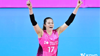 ‘6위부터 2위까지’ 흥국생명 도약 이끈 레베카, V-리그 첫 라운드 MVP 영광…