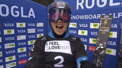 ‘캡틴 코리아’ 이상호, 올림픽 직전 스노보드월드컵 금메달