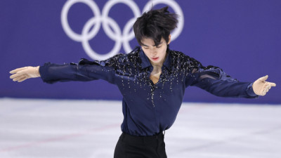 피겨 차준환, 첫 연기 단체전 쇼트서 점프 실수…한국 프리 진출 실패