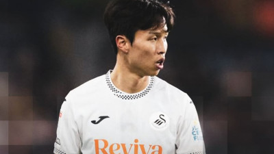 '엄지성 선발' 스완지시티, 프레스턴과 1-1 무승부