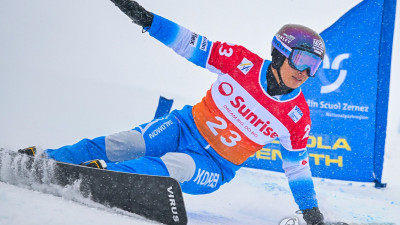 [올림픽] 스노보드 이상호, 평행대회전 예선 전체 6위로 통과