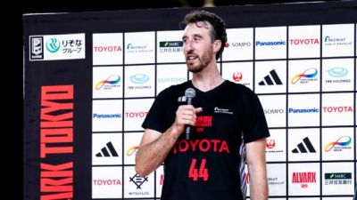 ‘기대감 컸는데···’ 일본으로 향했던 ‘NBA 전체 9순위’, 무릎 부상으로 3경기 만에