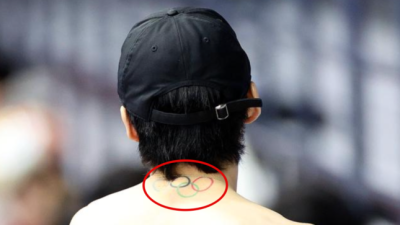 '한국 버리고 중국 귀화' 린샤오쥔, 문신까지 새겼다...