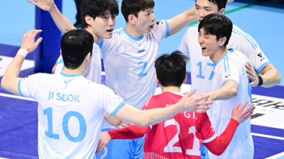 '명장' 헤난 감독 효과 본 대한항공, 앉아서 정규리그 1위 확정