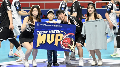 충남도청, 핸드볼 H리그서 갈 길 바쁜 두산 제압…육태경 11골